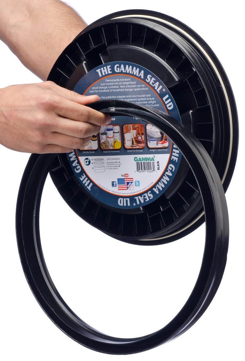 Gamma Seal Lid, Black - 3 Pack - Image 4